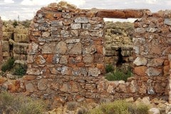 Two guns ghost town along route 66 in Arizona
