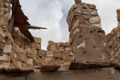 Two guns ghost town along route 66 in Arizona