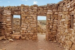 Two guns ghost town along route 66 in Arizona