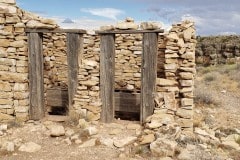 Two guns ghost town along route 66 in Arizona