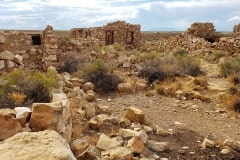 Two guns ghost town along route 66 in Arizona