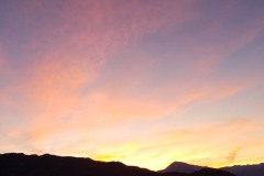 Eastern Sierra sunset