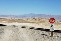 Trona Pinacles tuffa formations