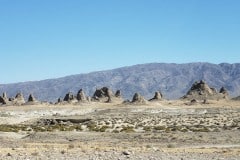 Trona Pinacles tuffa formations