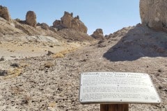 Trona Pinacles tuffa formations