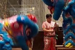 Portland Oregon Chinese dancer presentation