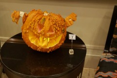 Halloween pumpkin carving contest