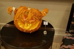 Halloween pumpkin carving contest