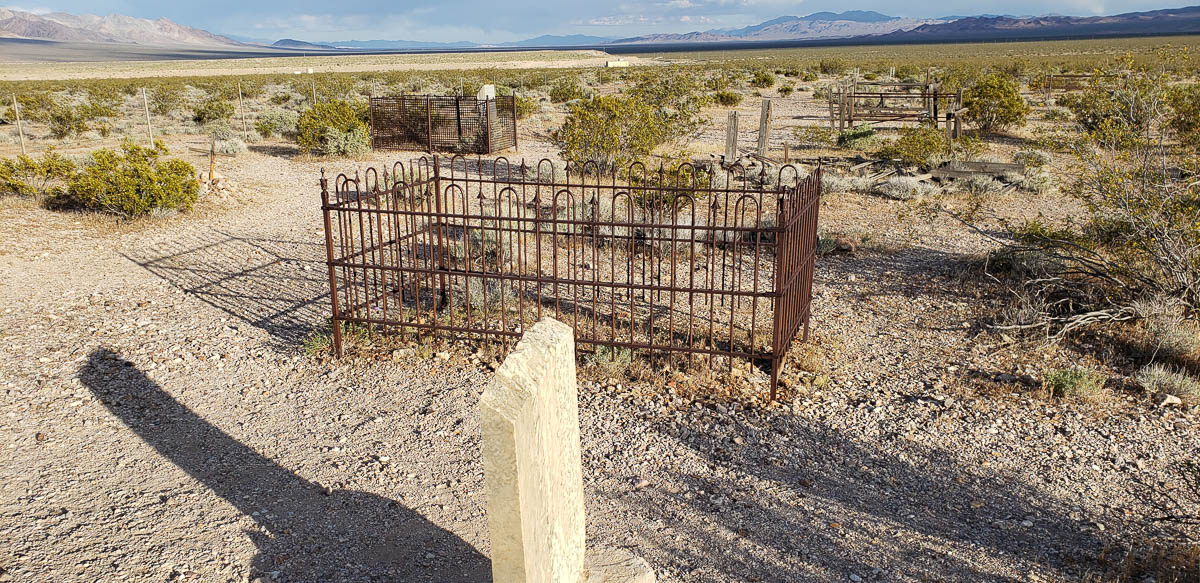 Rhyolite ghost town cemetery