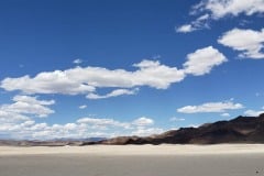 Little Dumont Dunes OHV outside Death Valley. Normally these dunes are covered with people and vehicles