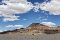 Little Dumont Dunes OHV outside Death Valley. Normally these dunes are covered with people and vehicles