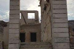 Rhyolite ghost town Cook bank building