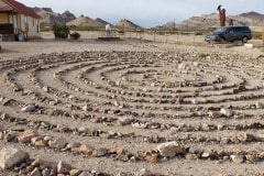 Rhyolite ghost town Goldwell Open Air Museum