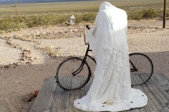 Rhyolite ghost town Goldwell Open Air Museum