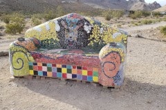 Rhyolite ghost town Goldwell Open Air Museum