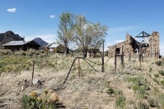 Abandoned stage coach station