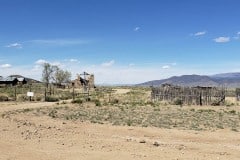 Abandoned stage coach station