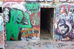 Abandoned waterpark near Newberry Springs California