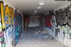 Abandoned waterpark near Newberry Springs California
