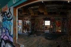 Abandoned waterpark near Newberry Springs California