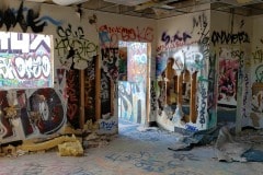 Abandoned waterpark near Newberry Springs California