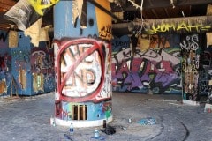 Abandoned waterpark near Newberry Springs California