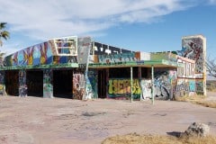 Abandoned waterpark near Newberry Springs California