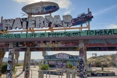 Abandoned waterpark near Newberry Springs California