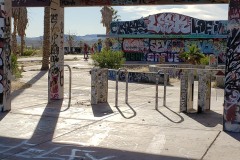 Abandoned waterpark near Newberry Springs California