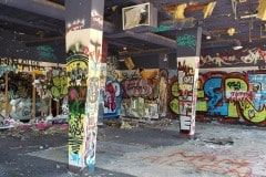Abandoned waterpark near Newberry Springs California