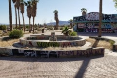 Abandoned waterpark near Newberry Springs California