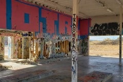 Abandoned waterpark near Newberry Springs California