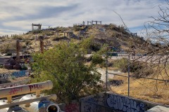 Abandoned waterpark near Newberry Springs California
