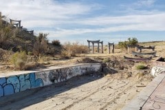 Abandoned waterpark near Newberry Springs California