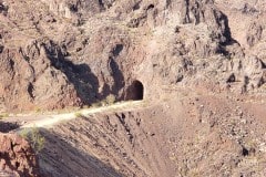 Lake Meade area. Railroad tunnel for Boulder dam