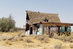 Abandoned building near Newberry Srings California