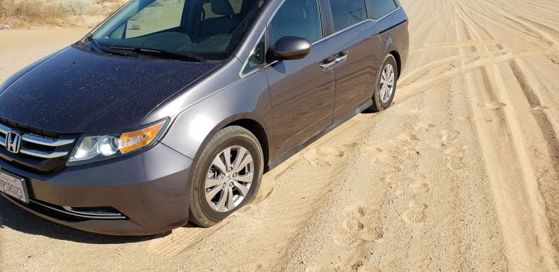 Buttermilk Dunes, California - stuck in the sand