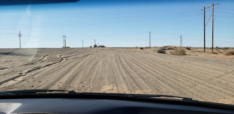 Buttermilk Dunes, California - stuck in the sand
