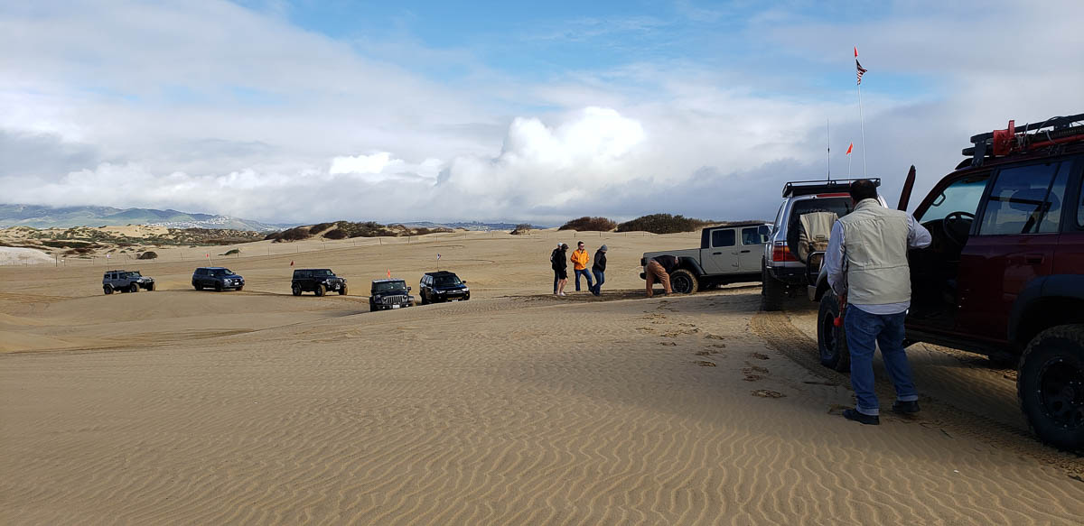 Sand recovery workshop, Oceano Dunes, Pismo Beach, California