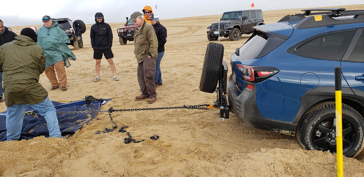 Sand recovery workshop, Oceano Dunes, Pismo Beach, California