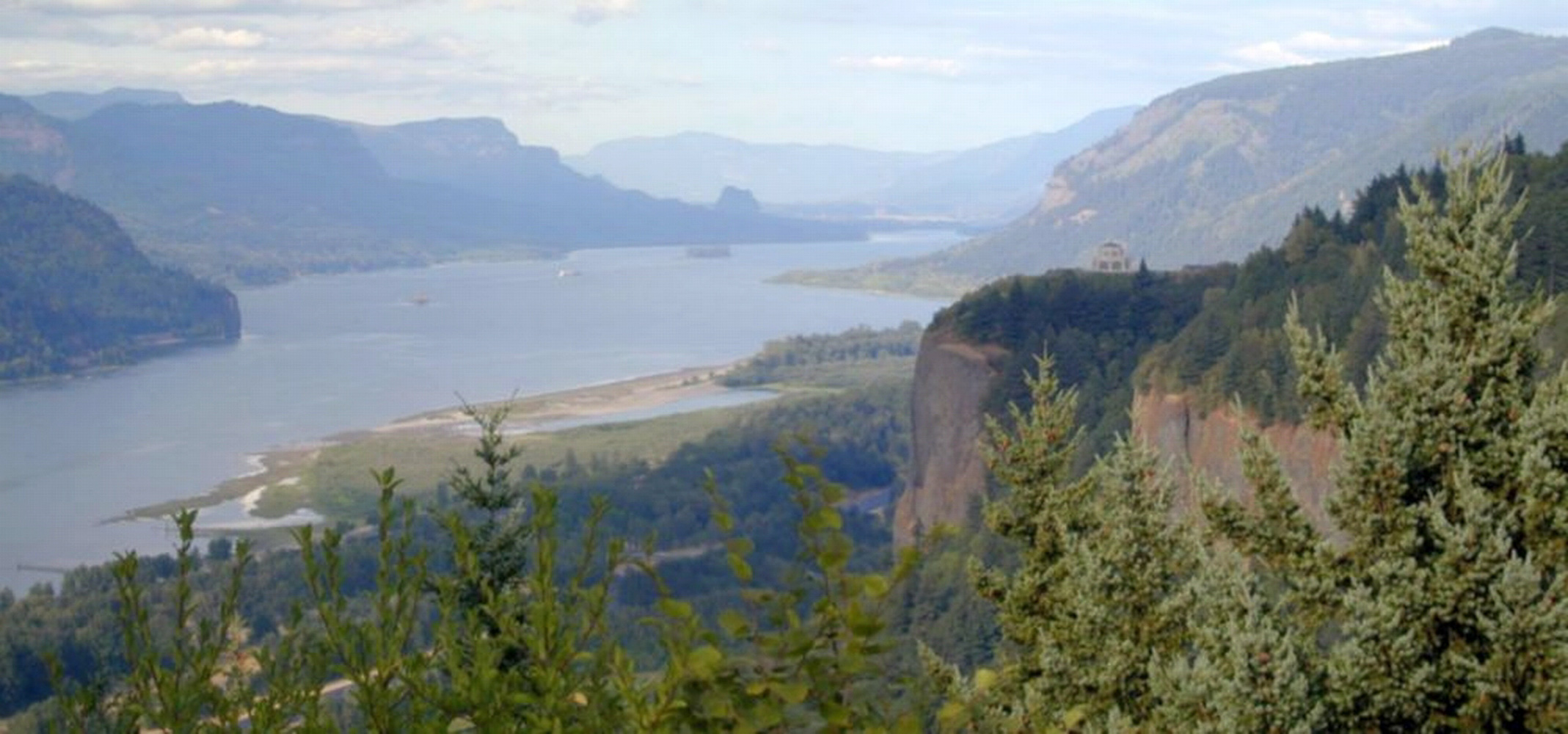 Historic Columbia River Highway and Waterfalls OR, Aug 2003